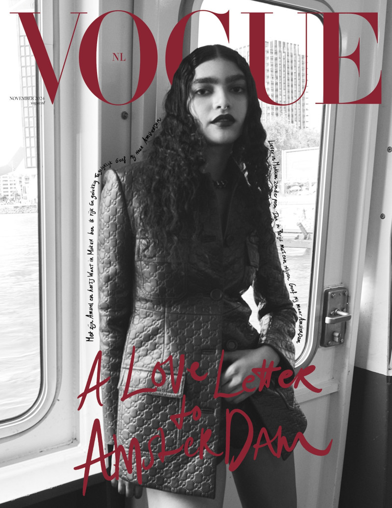 Anita Pozzo featured on the Vogue Netherlands cover from November 2024