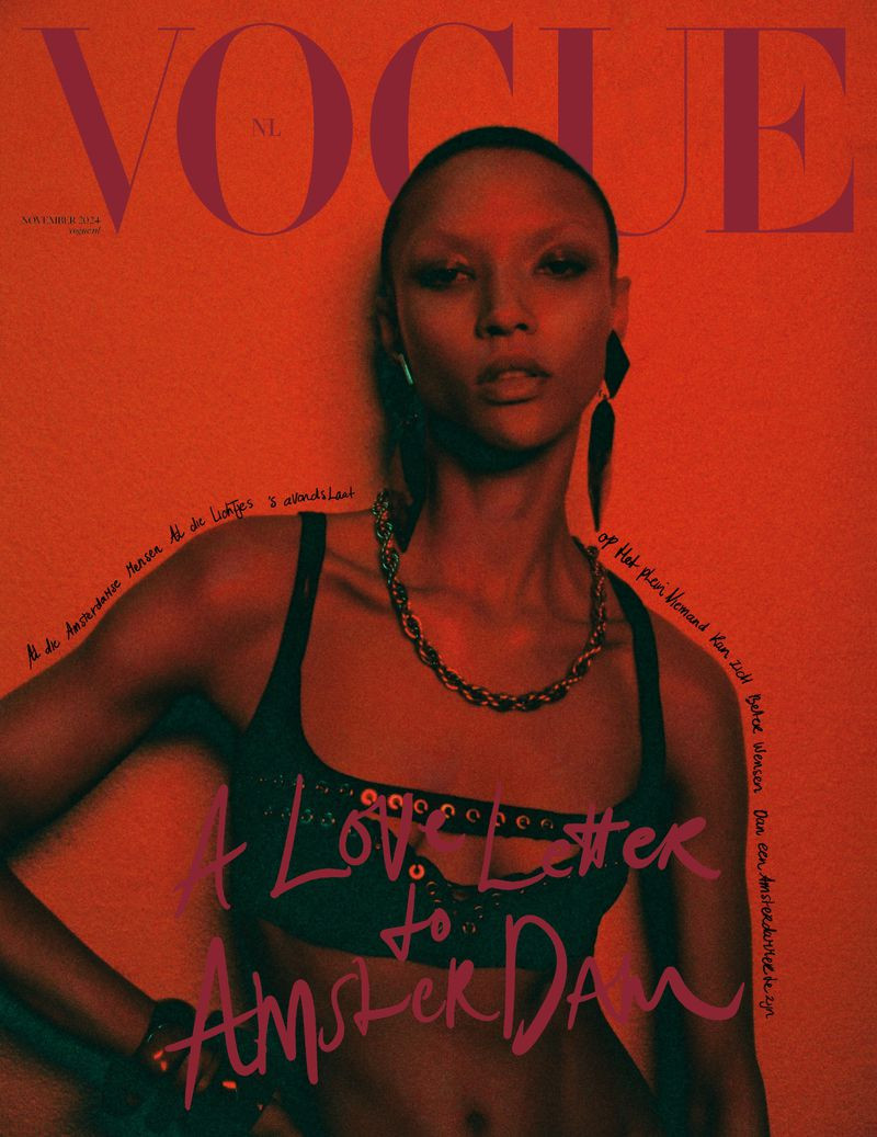 Georgia Palmer featured on the Vogue Netherlands cover from November 2024