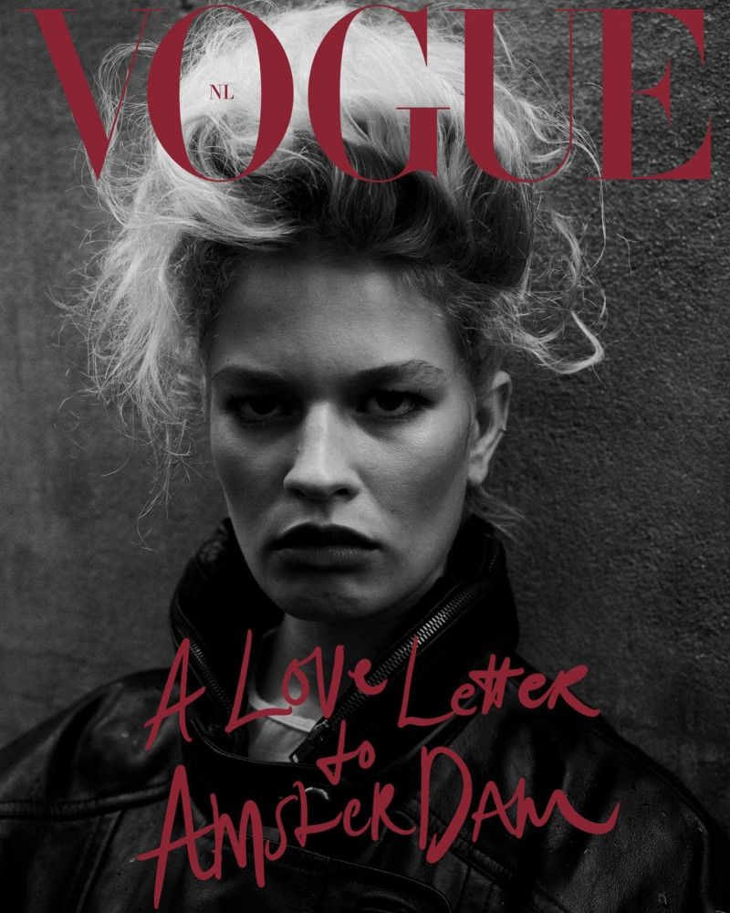 Britt Oosten featured on the Vogue Netherlands cover from November 2024