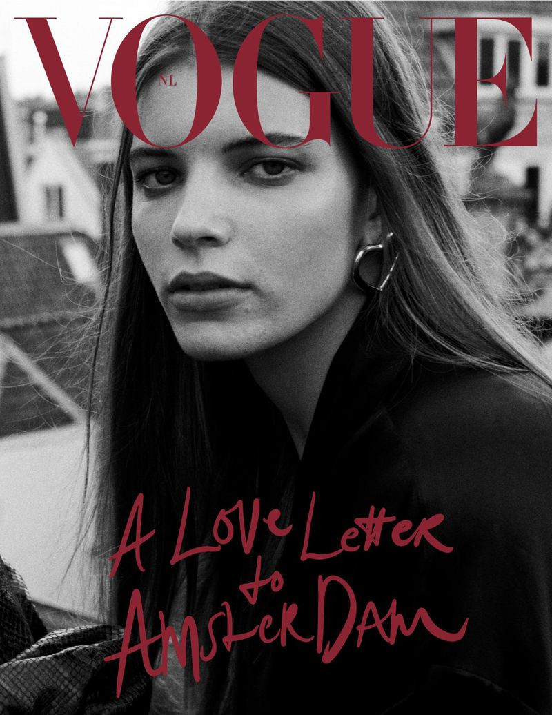 Mirthe Dijk featured on the Vogue Netherlands cover from November 2024