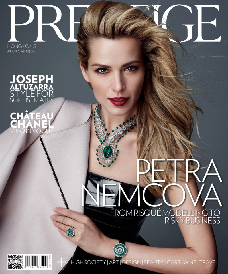 Petra Nemcova featured on the Prestige Hong Kong cover from August 2016