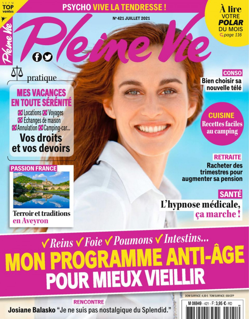  featured on the Pleine Vie cover from July 2021