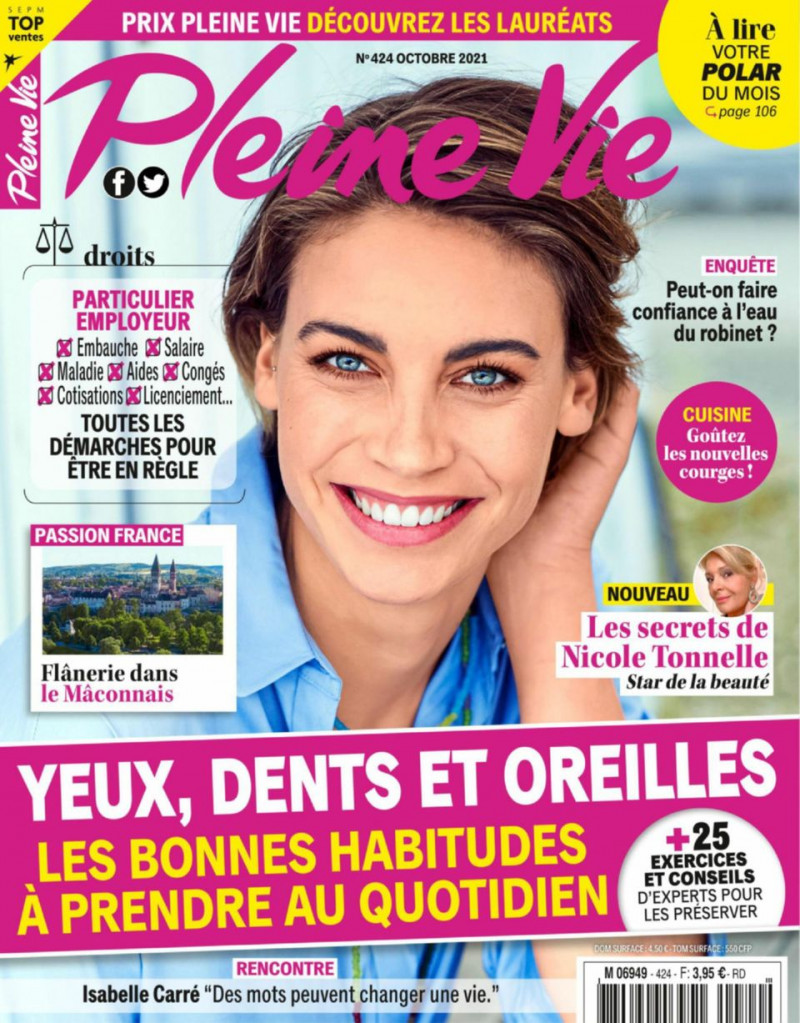  featured on the Pleine Vie cover from October 2021