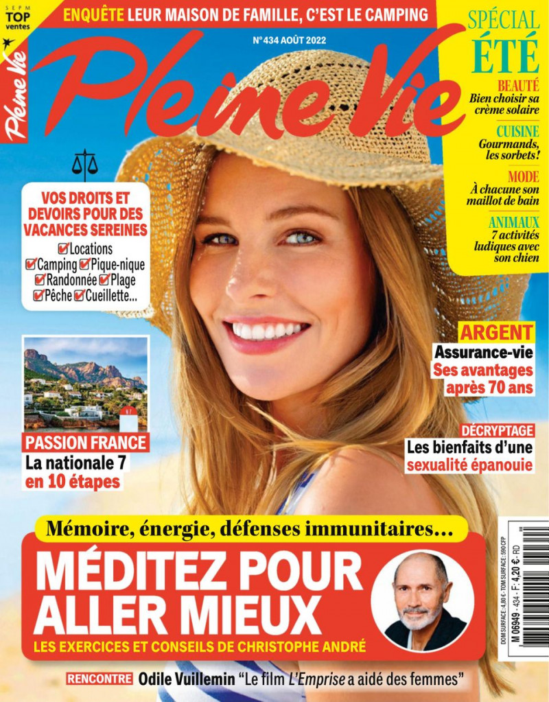  featured on the Pleine Vie cover from August 2022