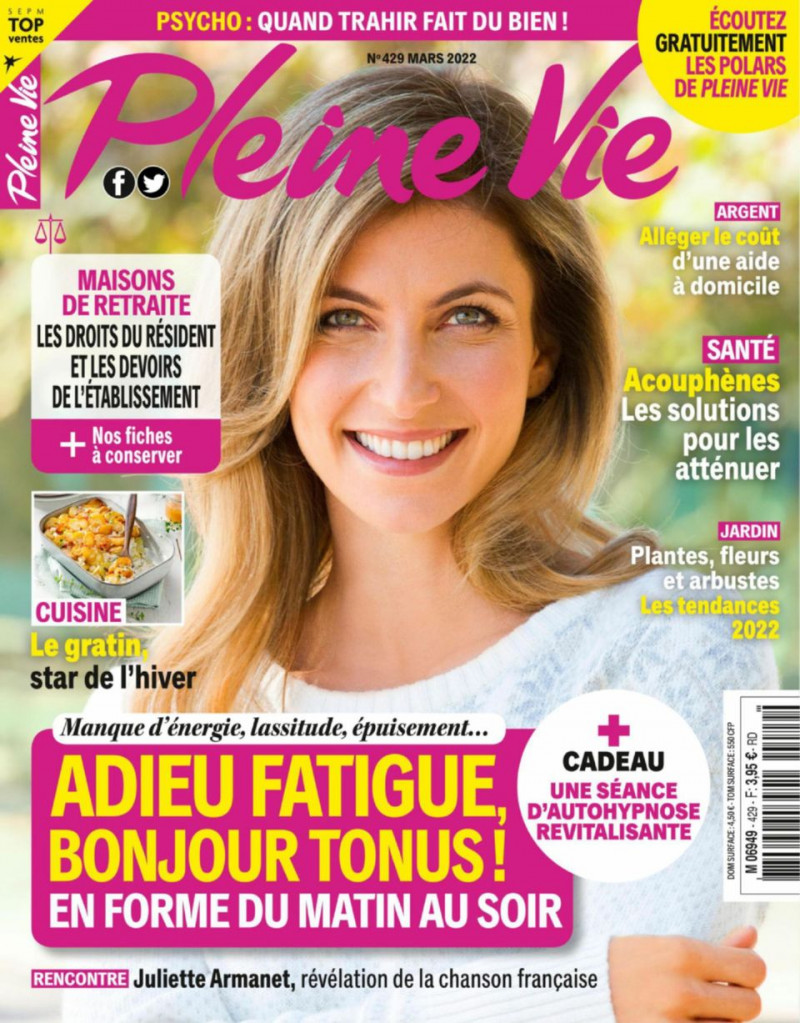  featured on the Pleine Vie cover from March 2022