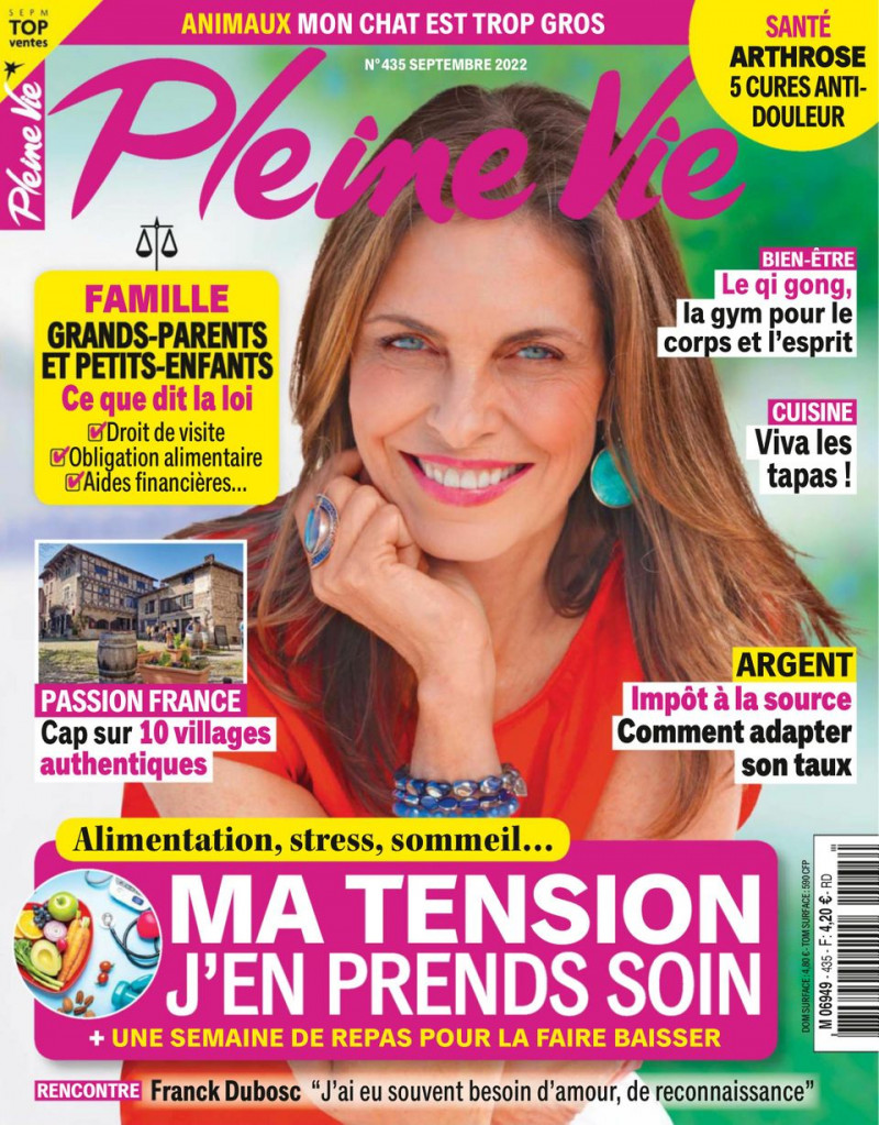  featured on the Pleine Vie cover from September 2022