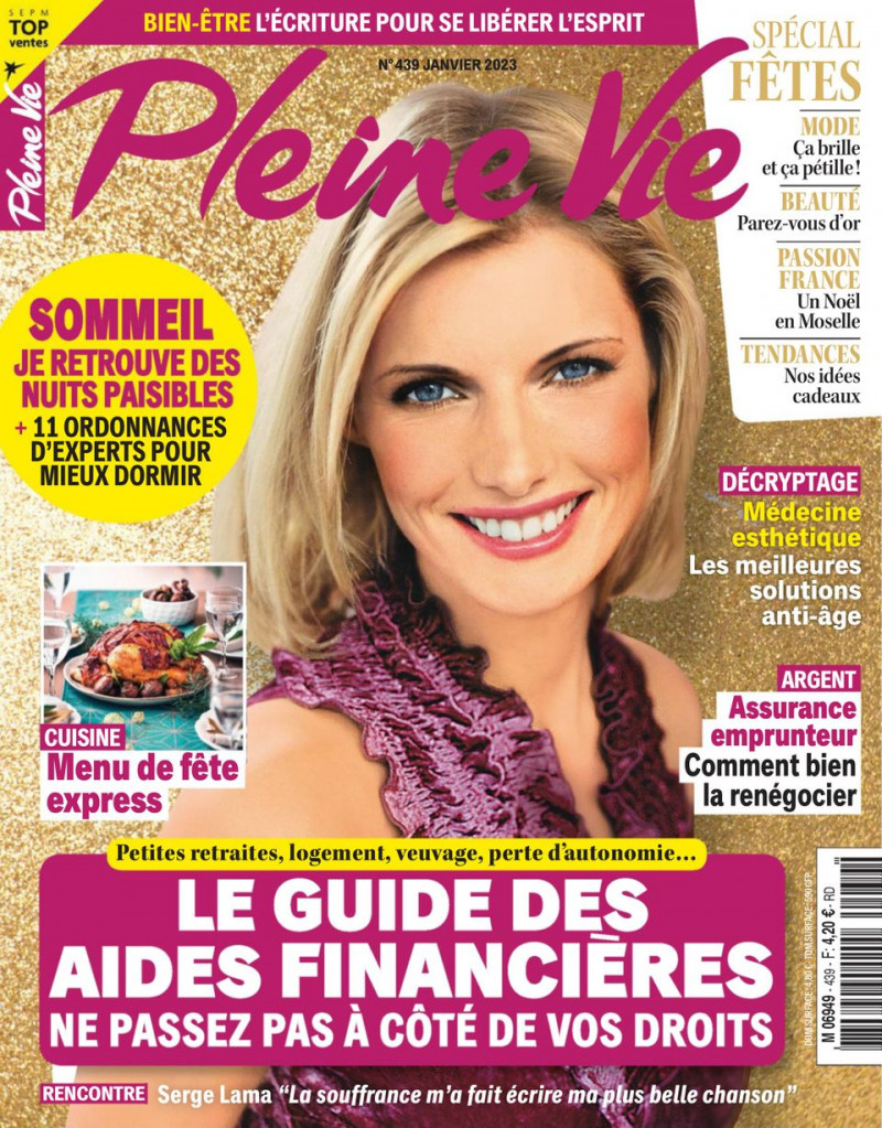 Bonnie Nielsen featured on the Pleine Vie cover from January 2023