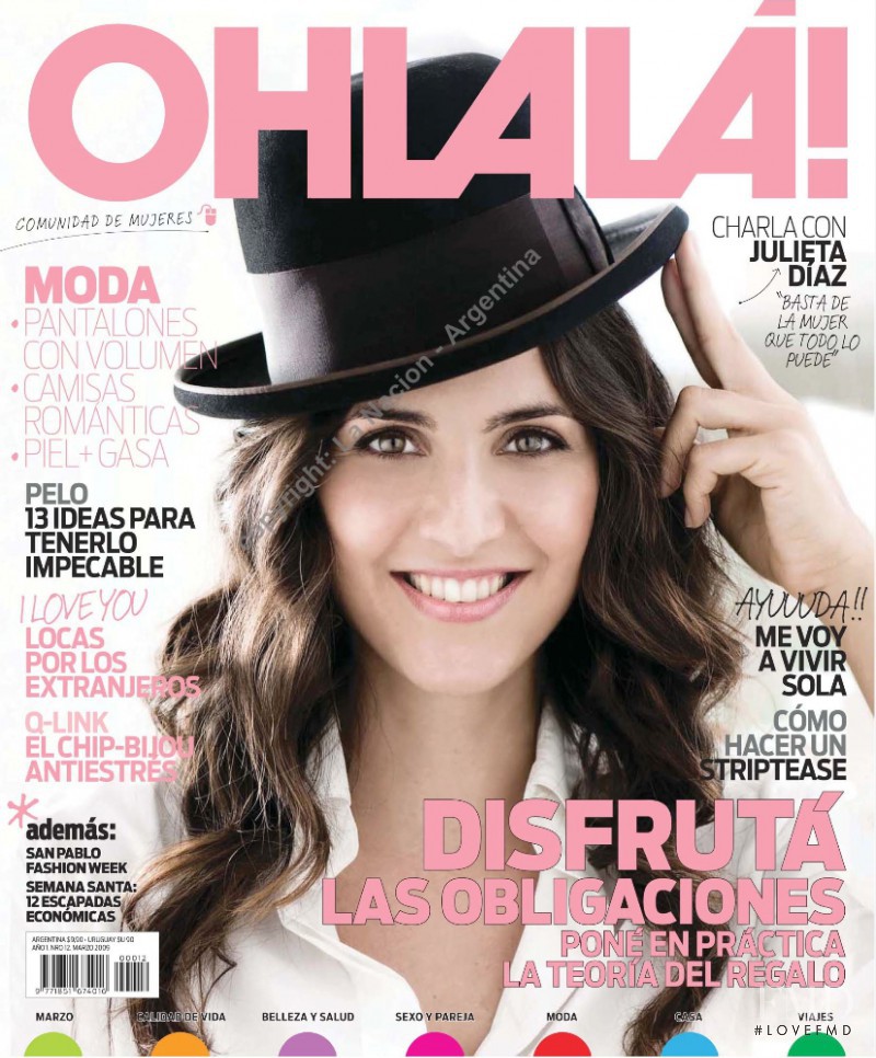  featured on the OHLALÀ! cover from March 2009