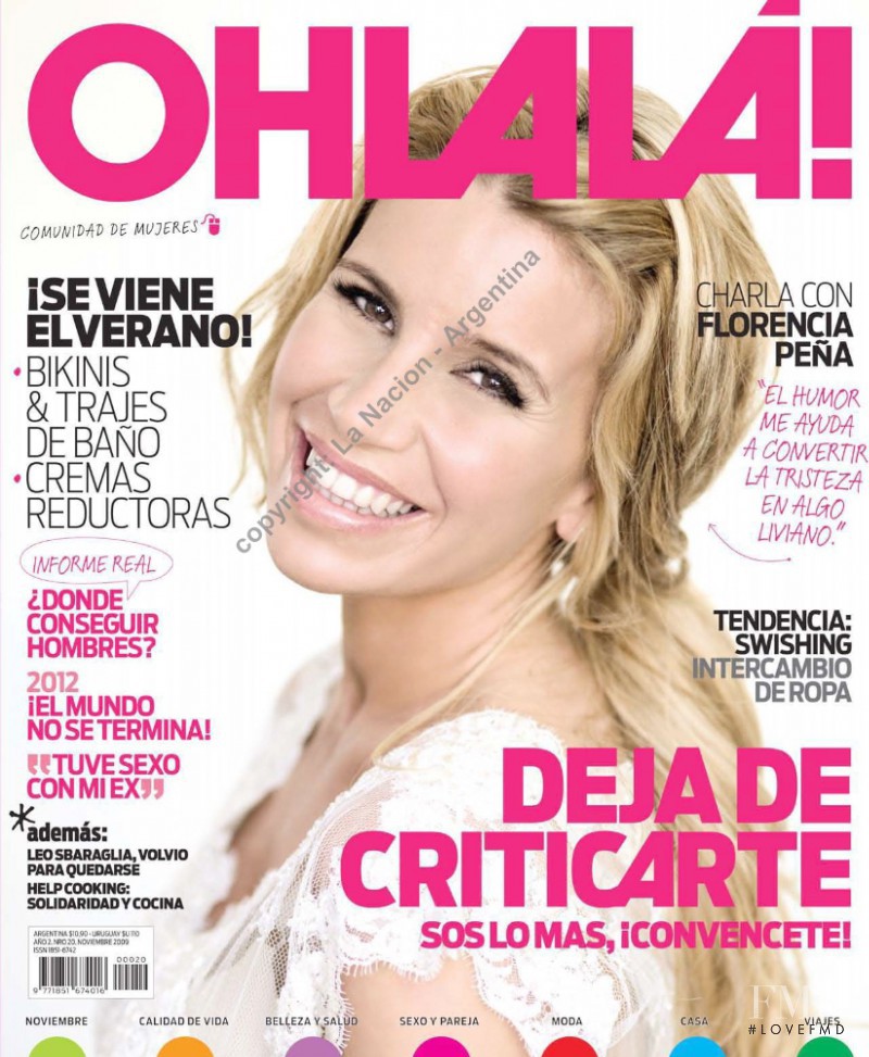  featured on the OHLALÀ! cover from November 2009