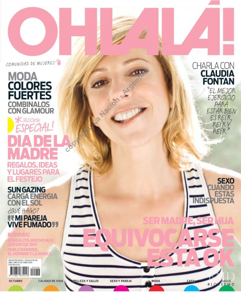  featured on the OHLALÀ! cover from October 2009