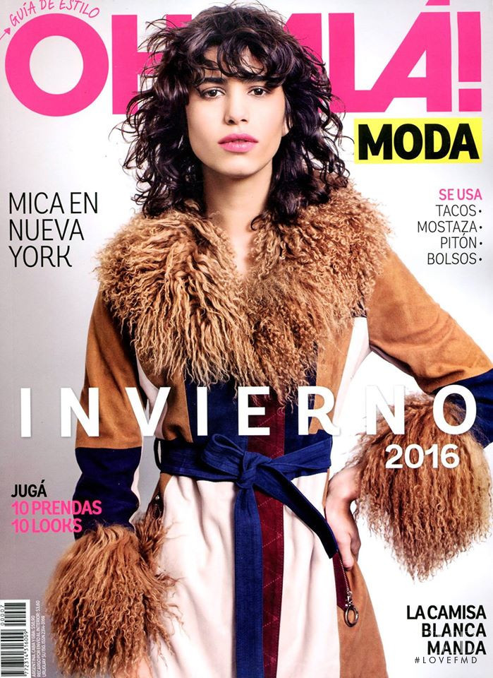 Mica Arganaraz featured on the OHLALÀ! cover from September 2016