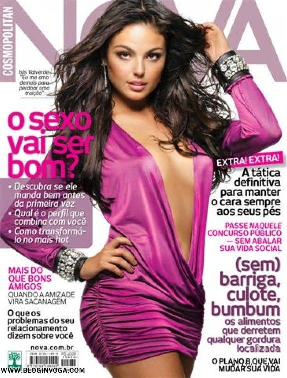 Isis Valverde featured on the nova cover from May 2012