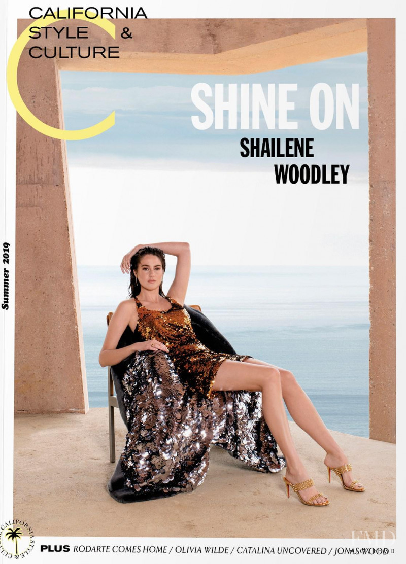 Shailene Woodley featured on the C California Style cover from July 2019