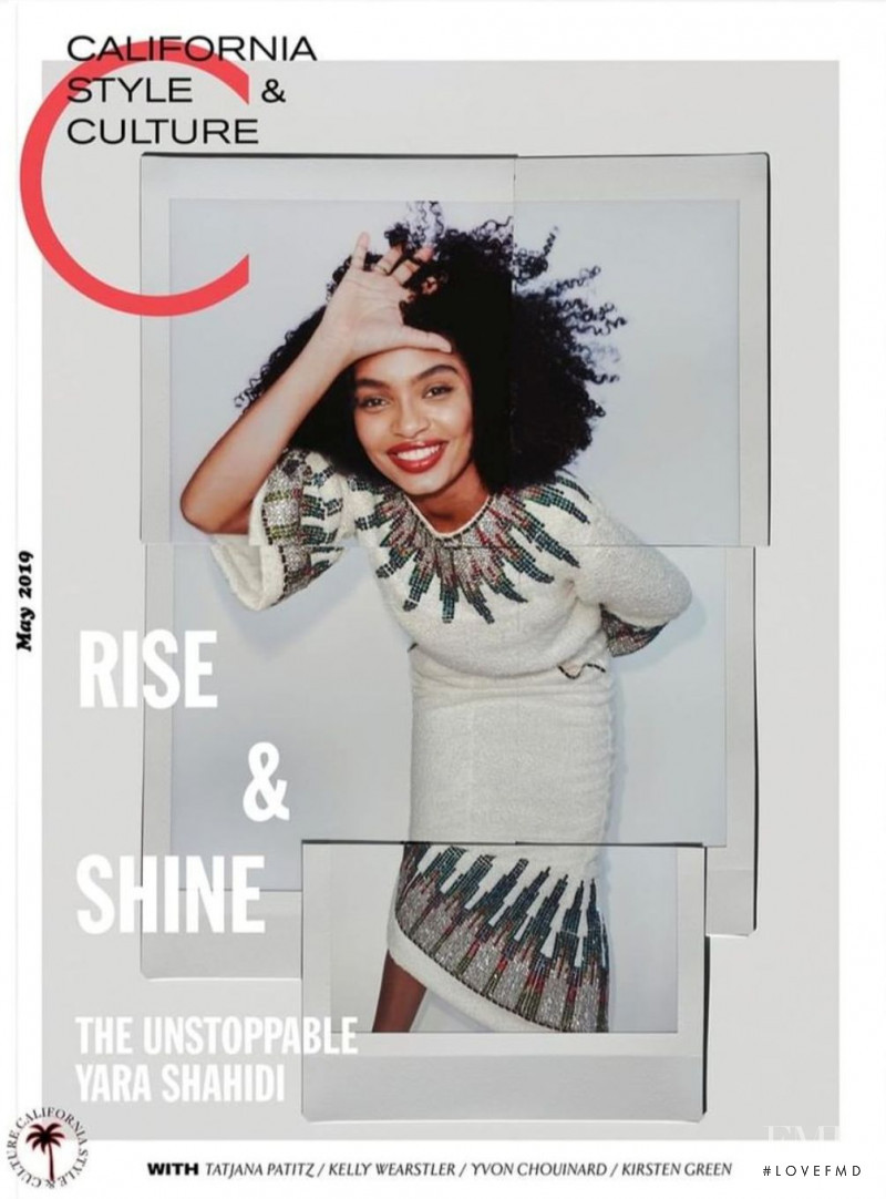 Yara Shahidi featured on the C California Style cover from May 2019