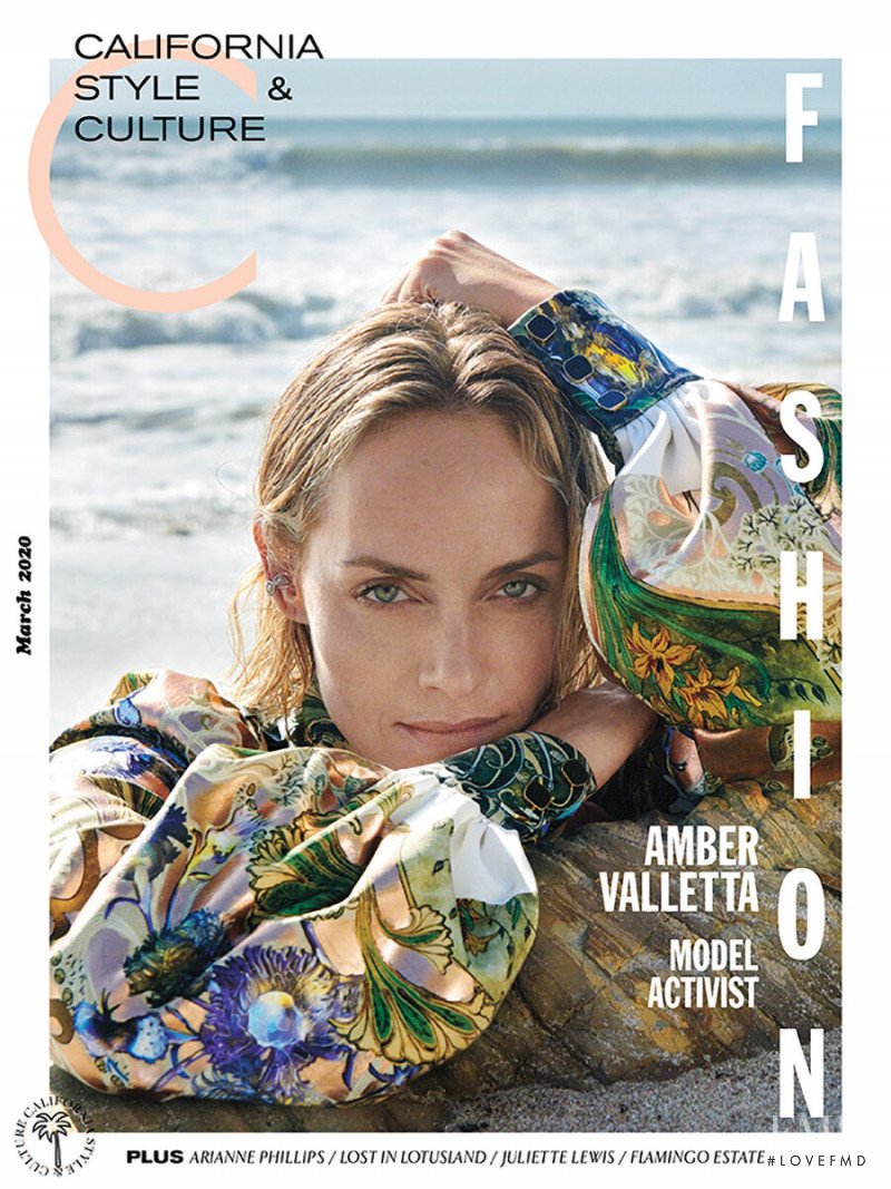 Amber Valletta featured on the C California Style cover from March 2020