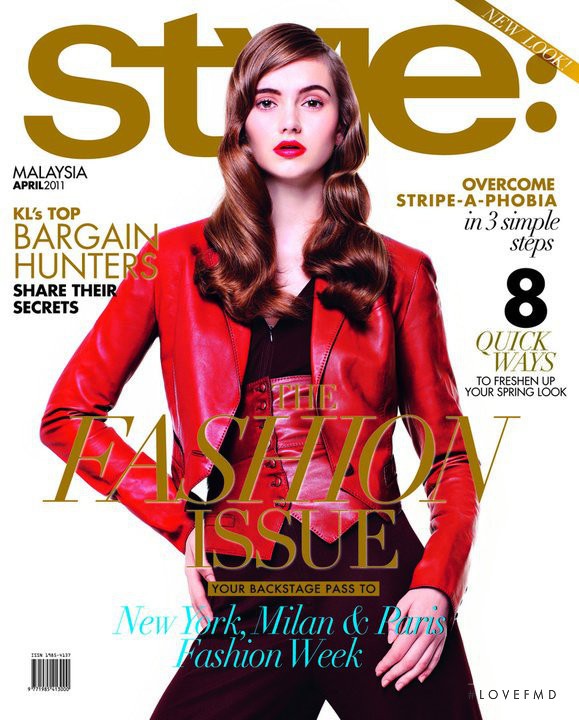Dieke Hampsink featured on the Style: Malaysia cover from April 2011