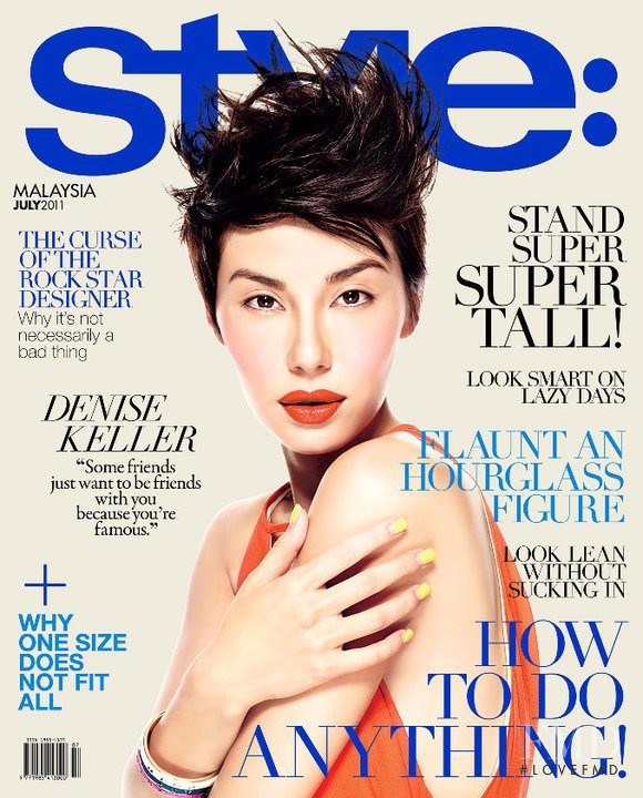 Denise Keller featured on the Style: Malaysia cover from July 2011