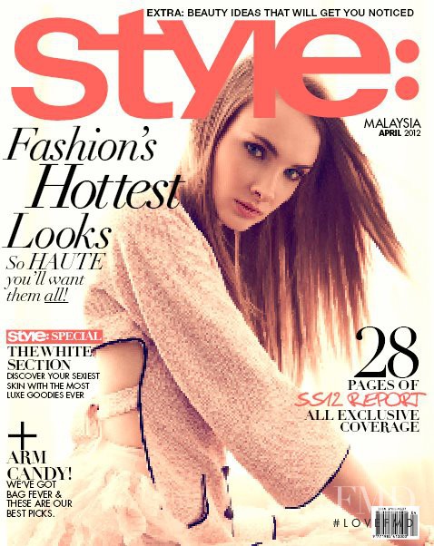 Olga Vlasenko featured on the Style: Malaysia cover from April 2012