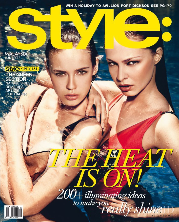 Julia Zavjalova, Jenya featured on the Style: Malaysia cover from June 2012