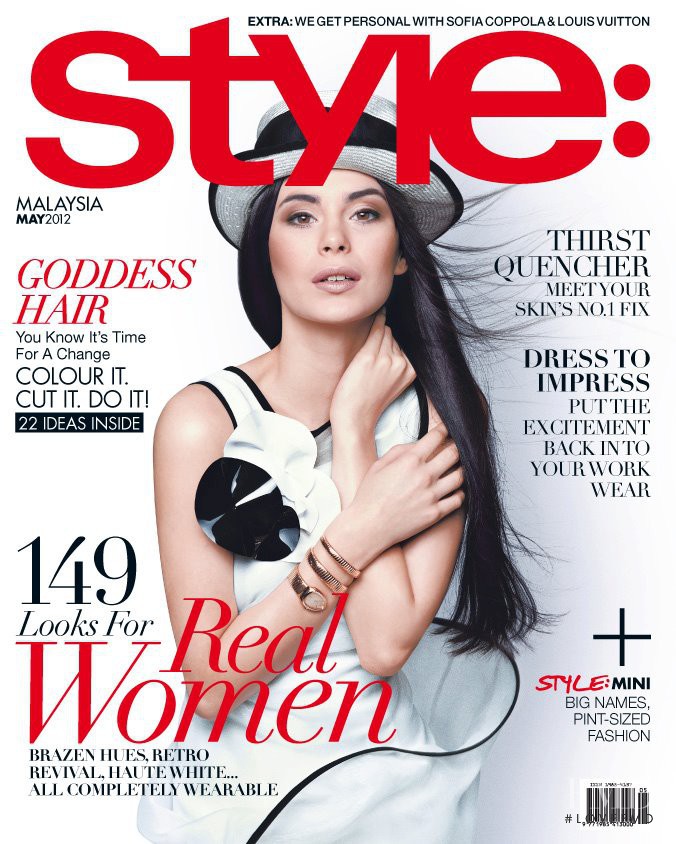 Daria Iakovlieva featured on the Style: Malaysia cover from May 2012