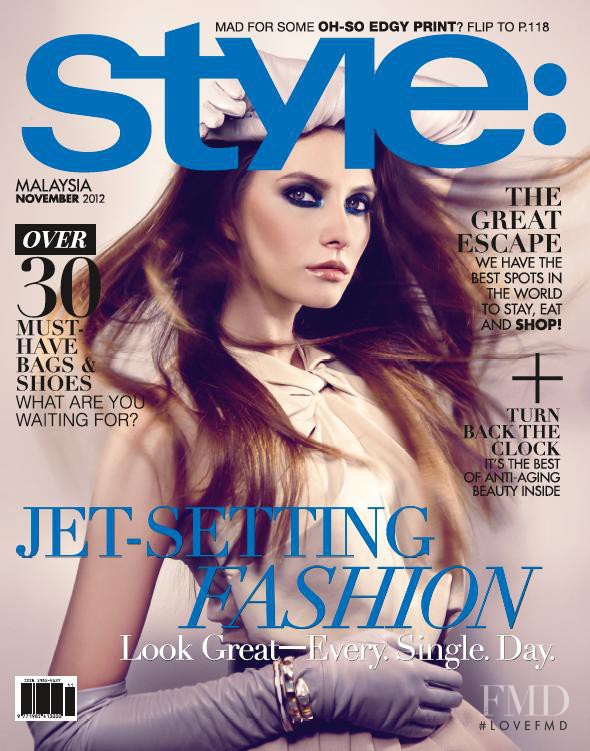 Olesya Pogodina featured on the Style: Malaysia cover from November 2012