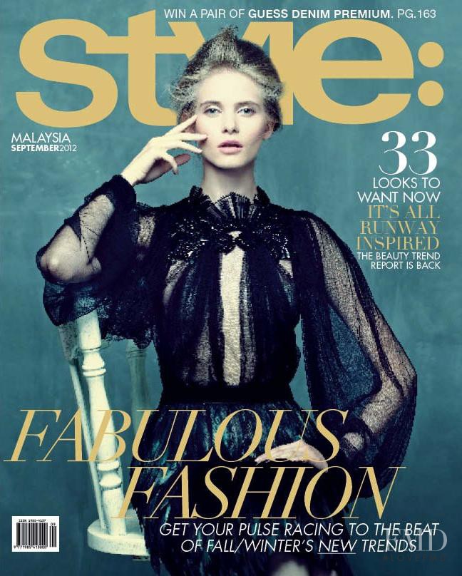 Ksenya Shirokova featured on the Style: Malaysia cover from September 2012