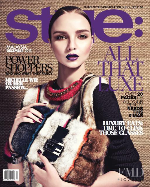 Alissa Rozkevitch featured on the Style: Malaysia cover from December 2013
