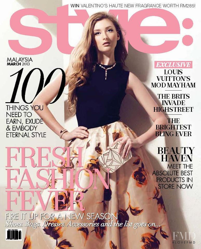 Daria M featured on the Style: Malaysia cover from March 2013