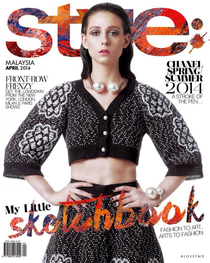 Bayley Alexandra Schneider featured on the Style: Malaysia cover from April 2014