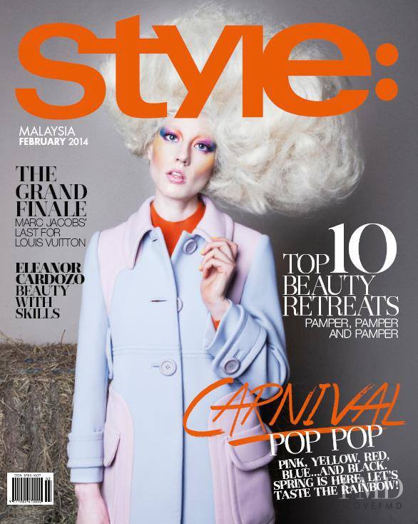Sara Maria Grzelka featured on the Style: Malaysia cover from February 2014
