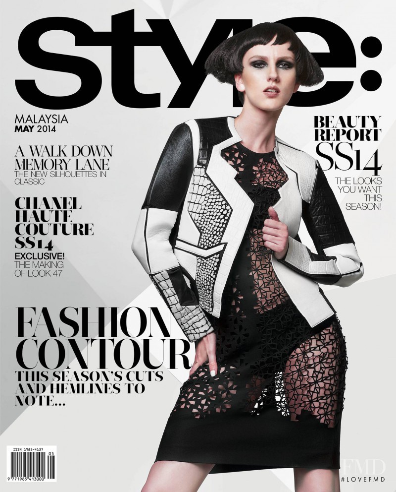 Marzena Graniczna featured on the Style: Malaysia cover from May 2014