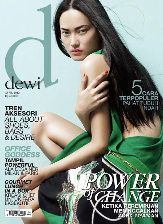 Dara Warganegara featured on the dewi cover from April 2012