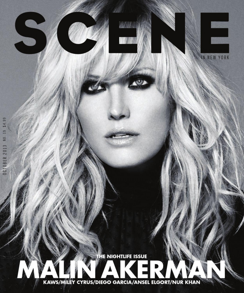 Malin Akerman featured on the Scene in NY cover from October 2013