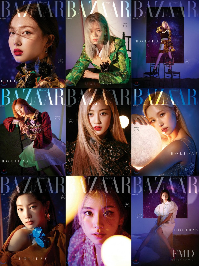  featured on the Harper\'s Bazaar Korea cover from July 2020