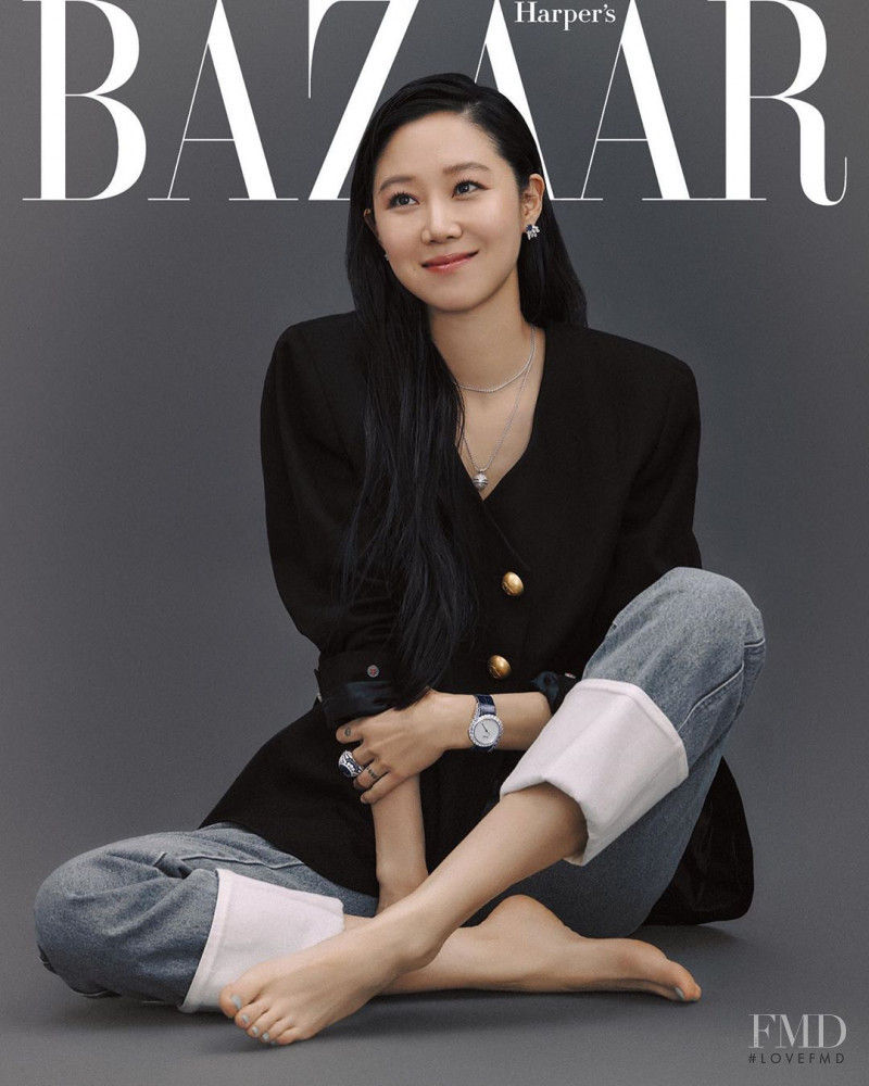 Gong Hyo-jin featured on the Harper\'s Bazaar Korea cover from June 2020