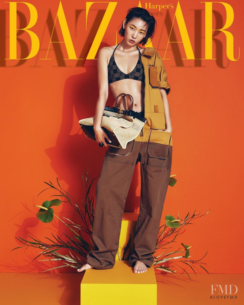  featured on the Harper\'s Bazaar Korea cover from March 2020