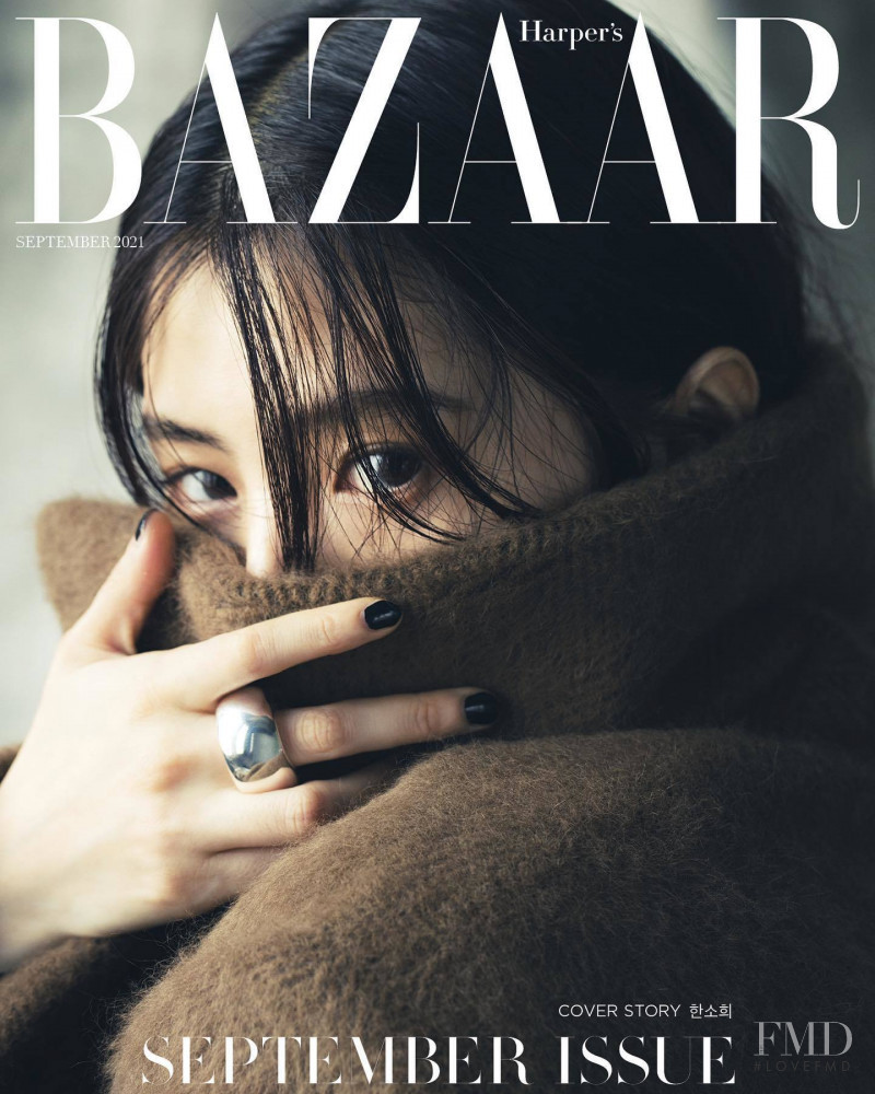 featured on the Harper\'s Bazaar Korea cover from September 2021