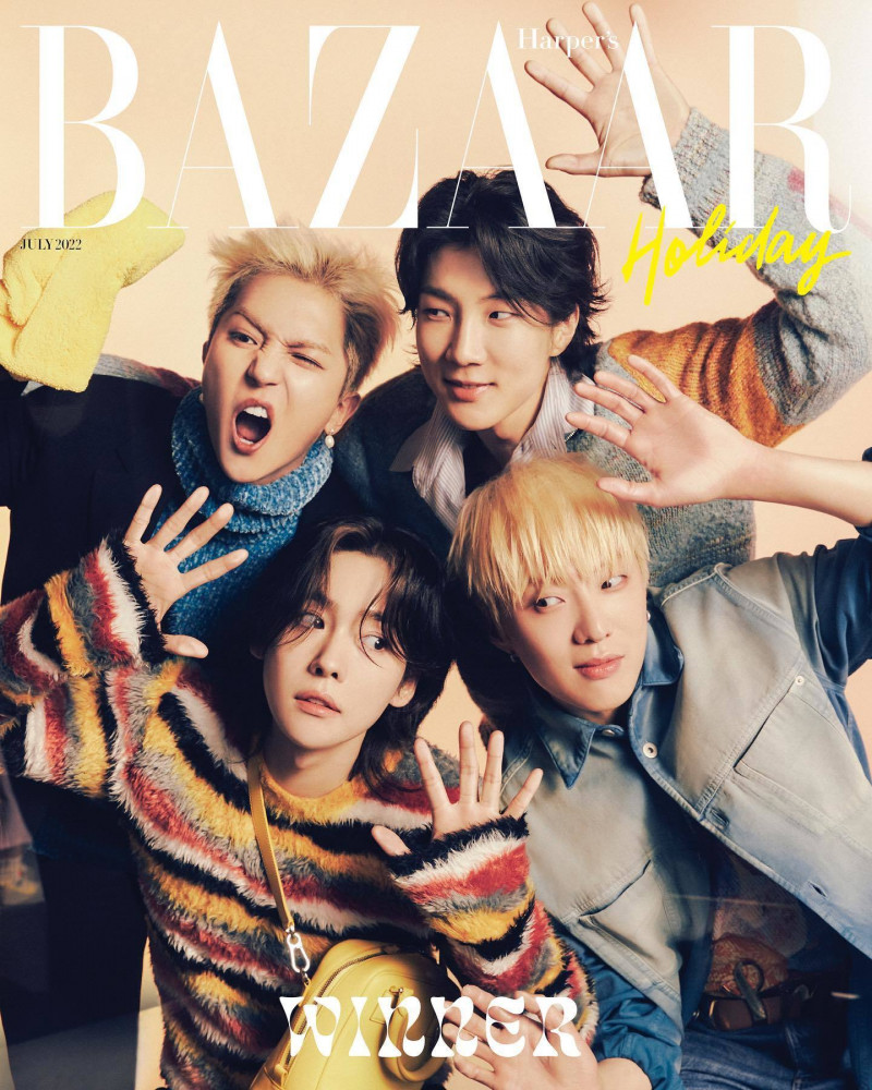 featured on the Harper\'s Bazaar Korea cover from July 2022