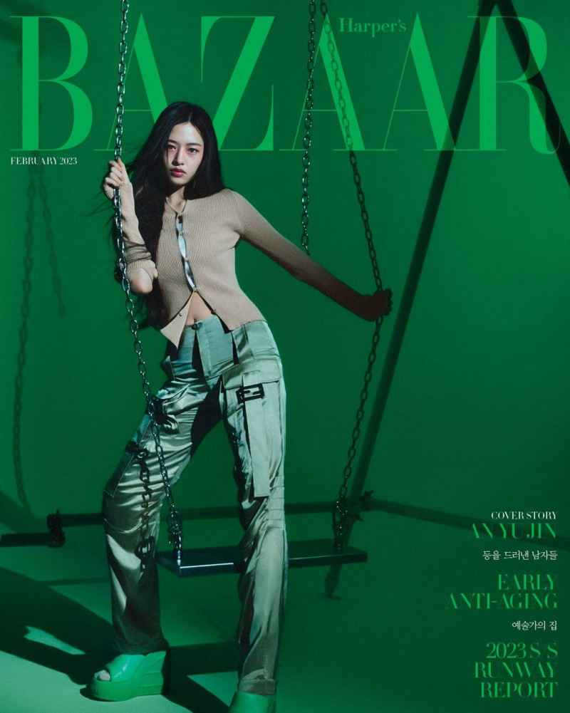  featured on the Harper\'s Bazaar Korea cover from February 2023