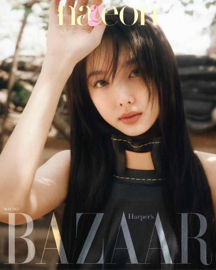 Nayeon  featured on the Harper\'s Bazaar Korea cover from May 2023