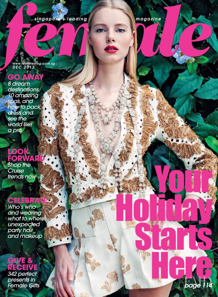  featured on the Female Singapore cover from December 2012