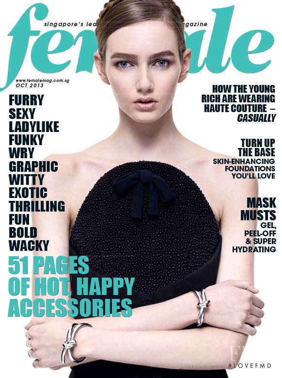  featured on the Female Singapore cover from October 2013