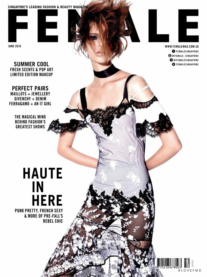  featured on the Female Singapore cover from June 2016