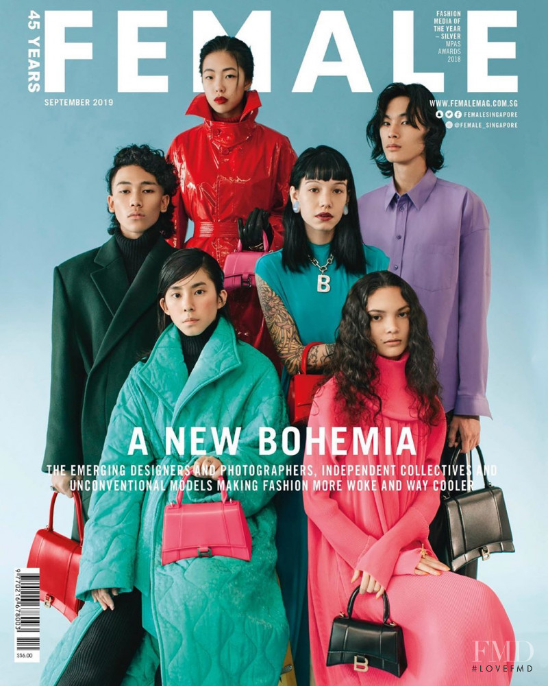 featured on the Female Singapore cover from September 2019