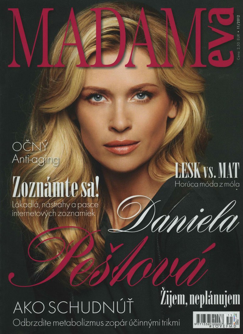 Daniela Pestova featured on the MADAM eva cover from November 2012