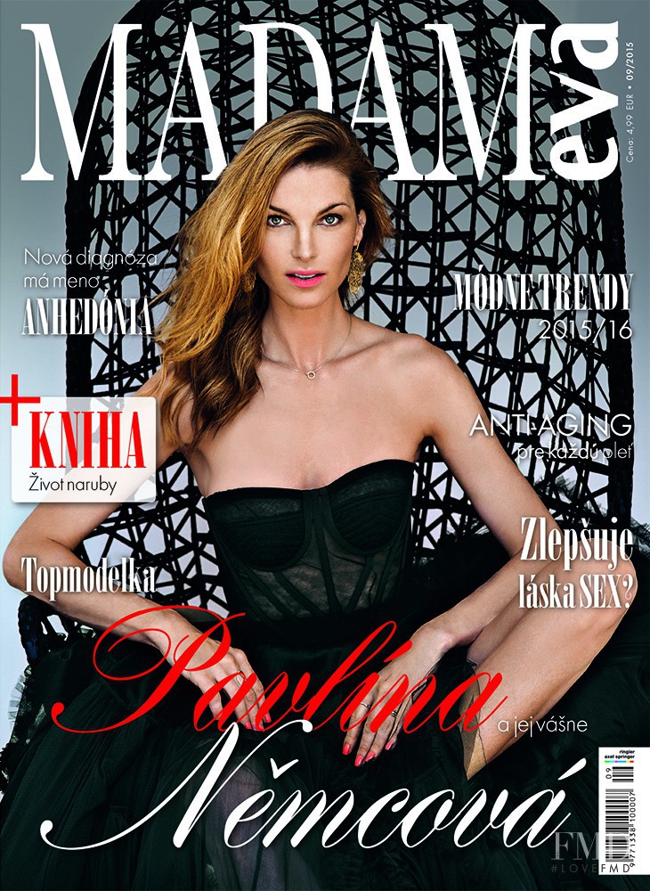 Paulina Nemcova featured on the MADAM eva cover from September 2015