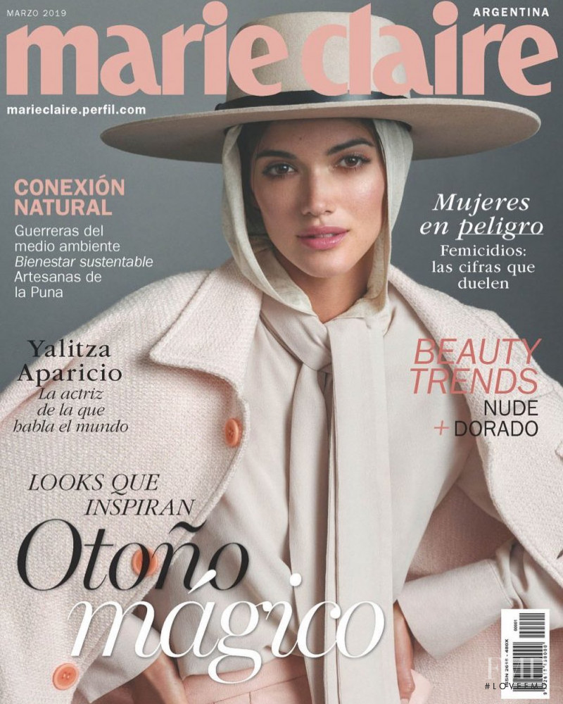  featured on the Marie Claire Argentina cover from March 2019