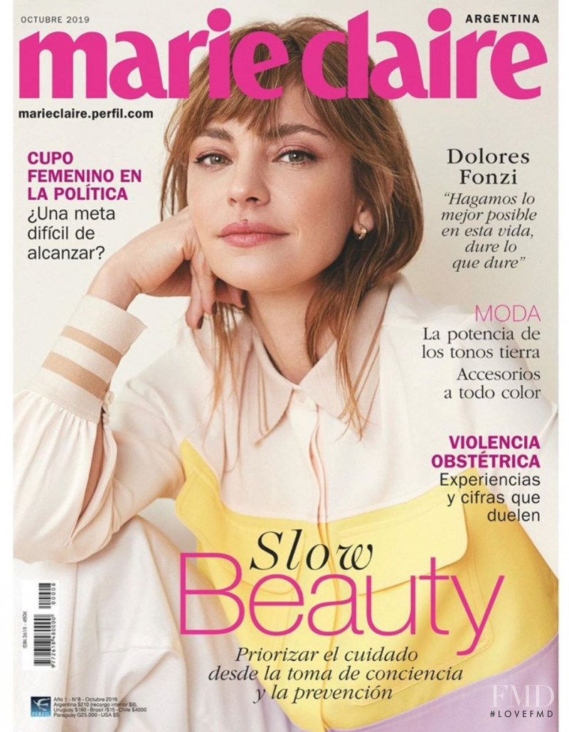  featured on the Marie Claire Argentina cover from October 2019