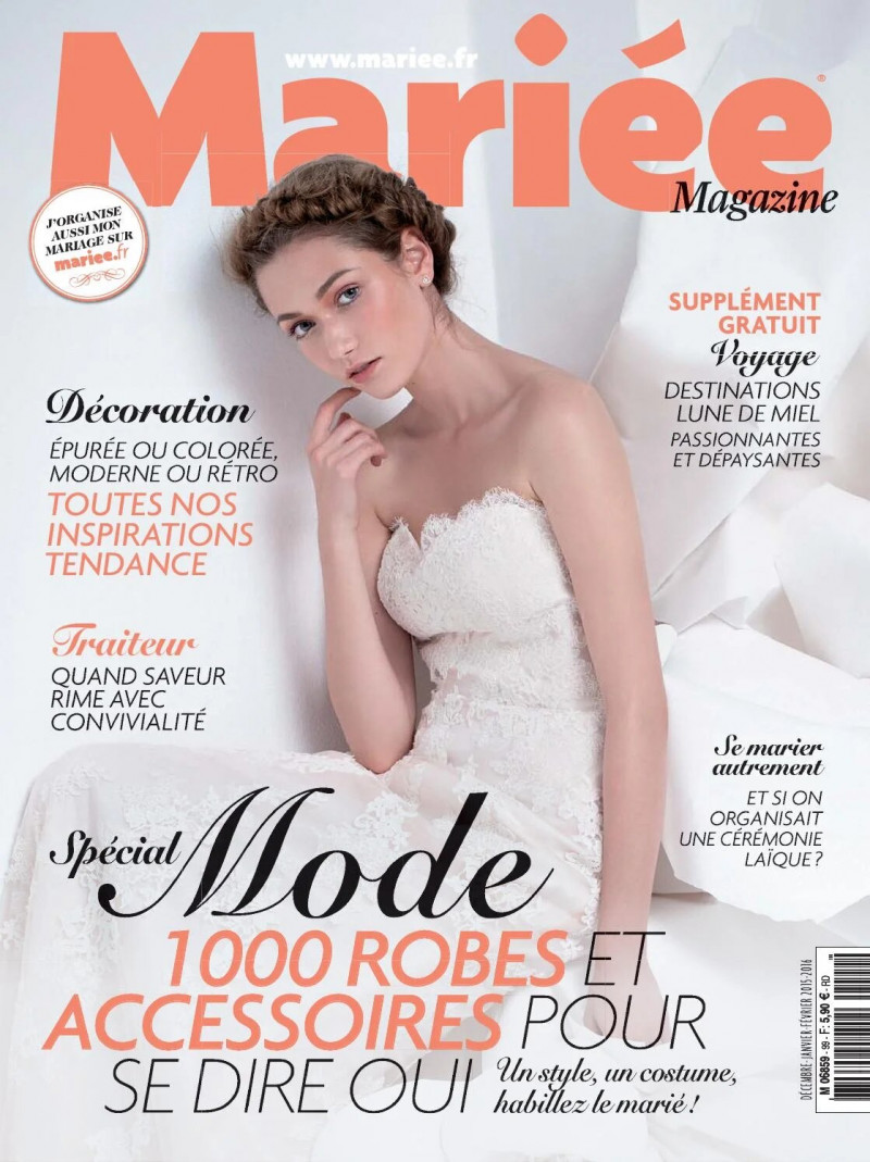  featured on the Mariée cover from December 2015