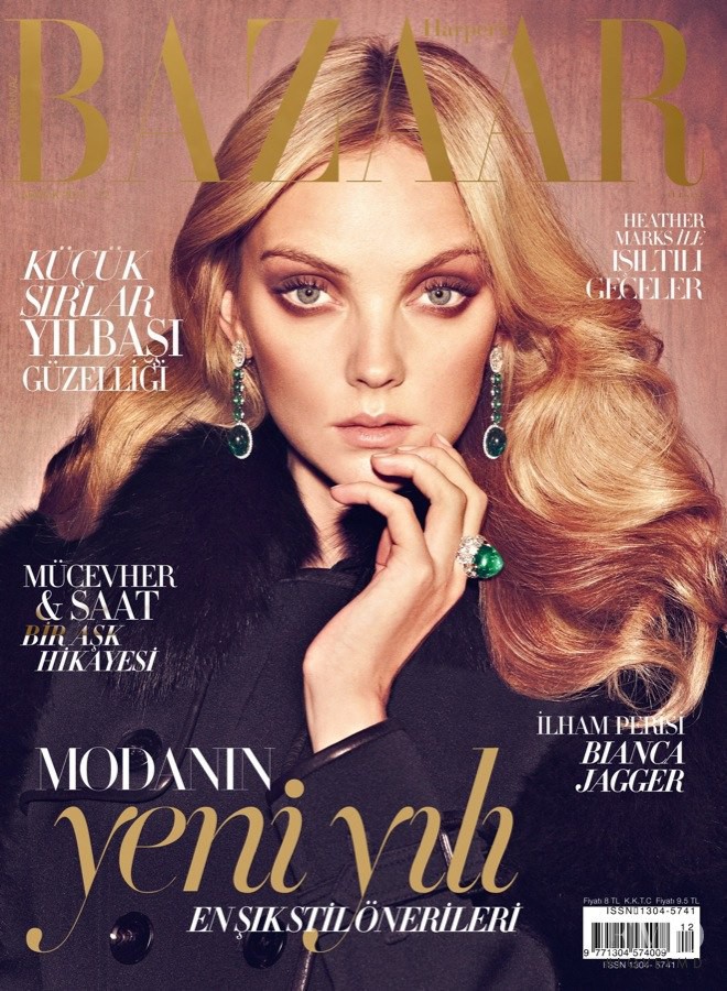 Heather Marks featured on the Harper\'s Bazaar Turkey cover from December 2011